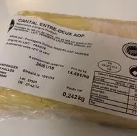 Mängden socker i Cantal Entre-Deux AOP