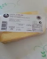 Mängden socker i Cantal jeune aop