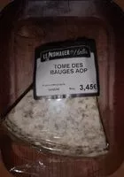 Mängden socker i Tome des Bauges AOP