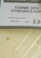 Mängden socker i Tomme des Pyrenees igp