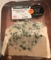 Mängden socker i Roquefort AOP Papillon