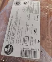 Mängden socker i Tomme des Pyrénées igp