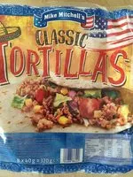 Mängden socker i Classic tortillas