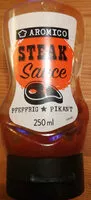 Mängden socker i Steak Sauce pfeffrig pikant