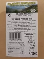 Mängden socker i Tête roulée pistache bloc