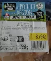 Mängden socker i Cuisses de poulet