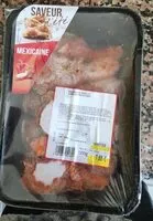 Mängden socker i Pilons de poulet saveur mexicaine