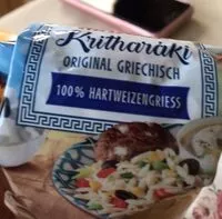 Mängden socker i Kritharaki ReisNudeln