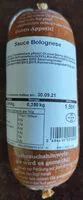 Mängden socker i Sauce Bolognese