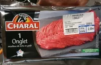 Mängden socker i 1 Onglet