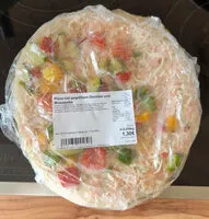 Mängden socker i Pizza mit gegrilltem Gemüse und Mozzarella