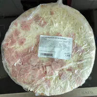 Mängden socker i Pizza amerikanische Art mit Schinken und Käse