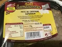 Mängden socker i Pâté de campagne Supérieur