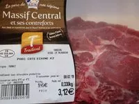 Mängden socker i Côté de porc échine