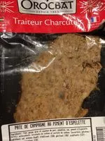 Mängden socker i Pate de campagne au piment d'espelette