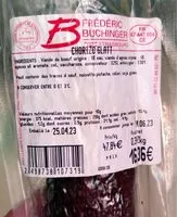 Mängden socker i Chorizo glatt