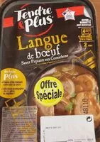 Mängden socker i Langue de bœuf sauce piquante aux cornichons