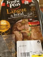 Mängden socker i Langue de boeuf sauce piquante aux cornichons