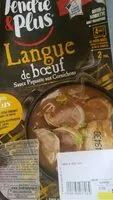 Mängden socker i Langue de boeuf sauce piquante