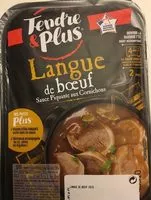 Mängden socker i Langue de boeuf - Sauce piquante aux cornichons