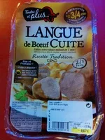 Mängden socker i Langue de boeuf cuite