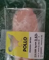 Mängden socker i Pechuga de pollo