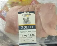 Mängden socker i Pechuga fileteada