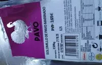 Mängden socker i Solomillo de pavo marinado