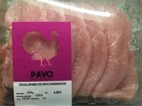 Mängden socker i Escalopines de pavo marinados