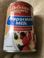 Mängden socker i Delicious Desserts Evaporated Milk
