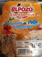 Mängden socker i Solomillo de pollo marinado empanado