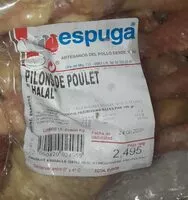 Mängden socker i Pilon de poulet