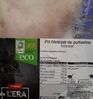 Mängden socker i Por filetejat de pollastre ecologic