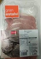 Mängden socker i Llom de porc