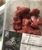 Mängden socker i Estofat de  vedella