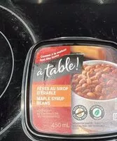 Mängden socker i Beans au sirop d’érable