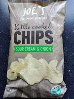 Mängden socker i Kettle cooked chips - sour cream and onion