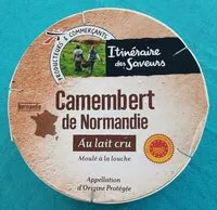 Mängden socker i Camembert de Normandie au lait cru AOP