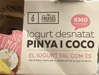 Mängden socker i Yogurt desnatado piña y coco