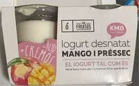 Mängden socker i Iogurt desnatat mango i préssec