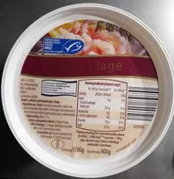 Mängden socker i Rejer i lage