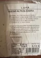 Mängden socker i Queso alteza cabra
