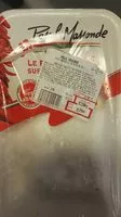 Mängden socker i Saucisses confites au piment d'Espelette