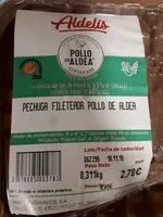 Mängden socker i Pechuga pollo aldea