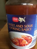 Mängden socker i Sweet and sour cooking sauce