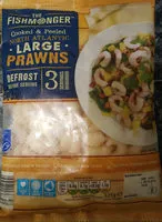 Mängden socker i large prawns