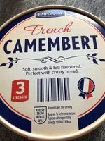 Mängden socker i French Camembert