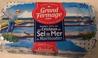 Mängden socker i Beurre demi-sel aux cristaux de Noirmoutier