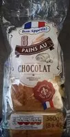 Mängden socker i 8 Pains au chocolat