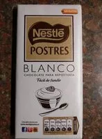 Mängden socker i Nestlé postres blanco
